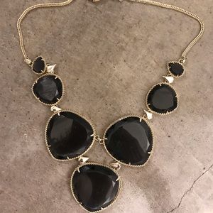 Black Statement Kendra Scott Necklace